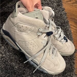 Nike Gray Suede Sneakers